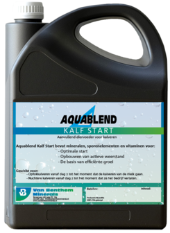 Aquablend Kalf Start 5 liter voorzijde